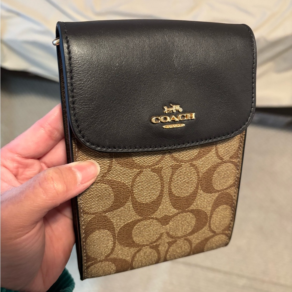 Coach Black and Brown Mini Bag - Picture 2 of 10